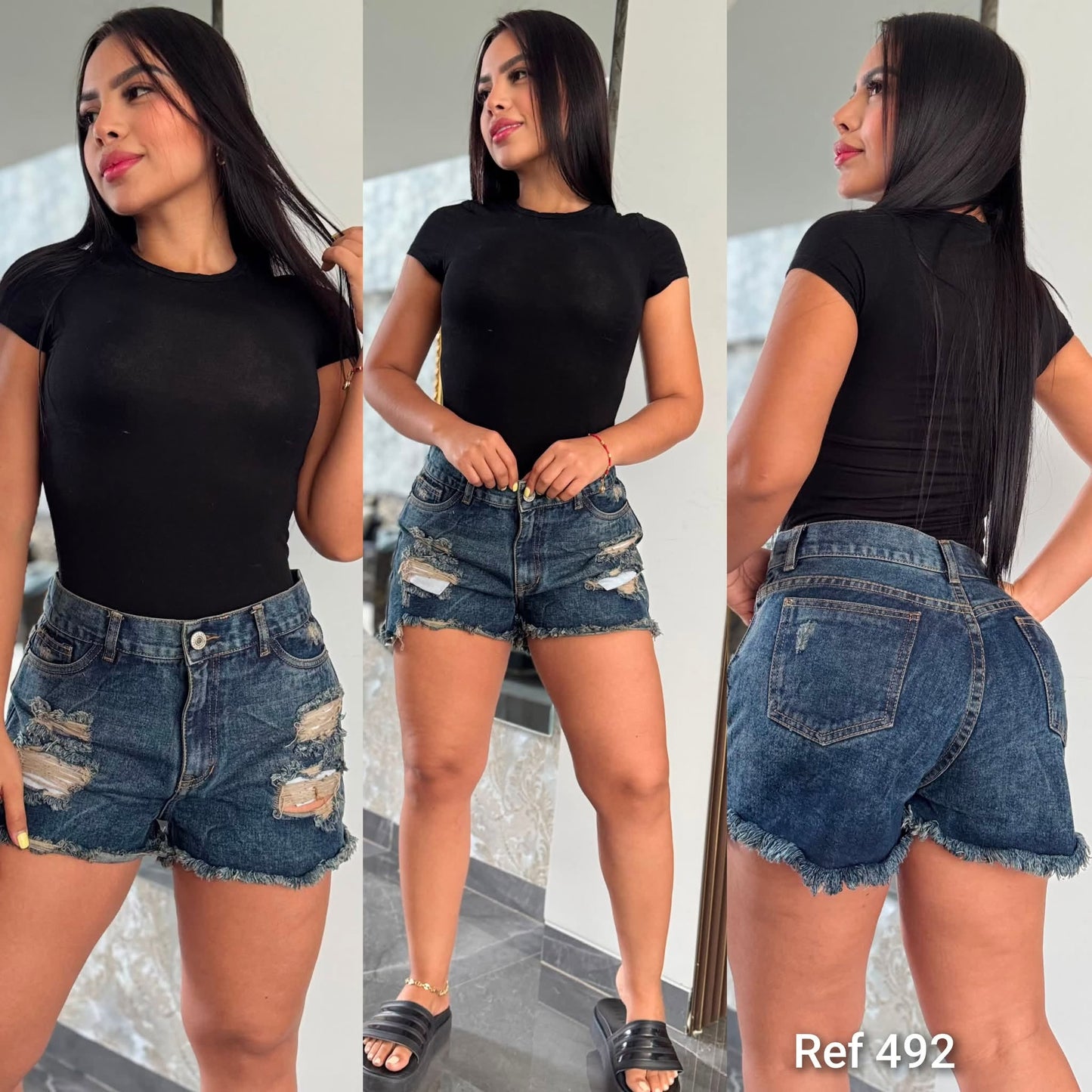 REF 492 SHORT RIGIDO CON ROTOS